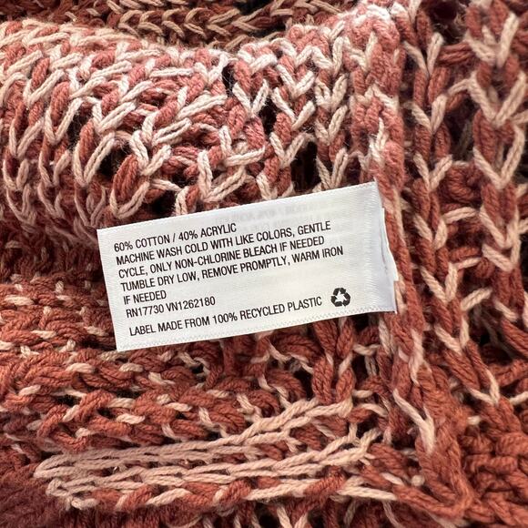 Universal Thread Women's Open Stitch Clay Tunic Sweater - Size XS - NWT - Picture 3 of 4